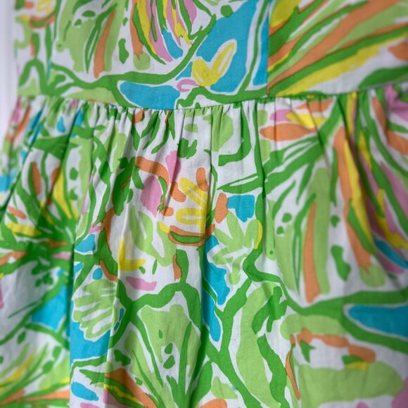 Lilly Pulitzer Fit & Flare Dress Ollie Elephant Ears Print Size 00 - Picture 6 of 9